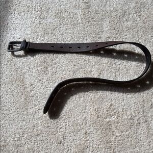 Boys Toddler Medium Brown Faux Leather Belt